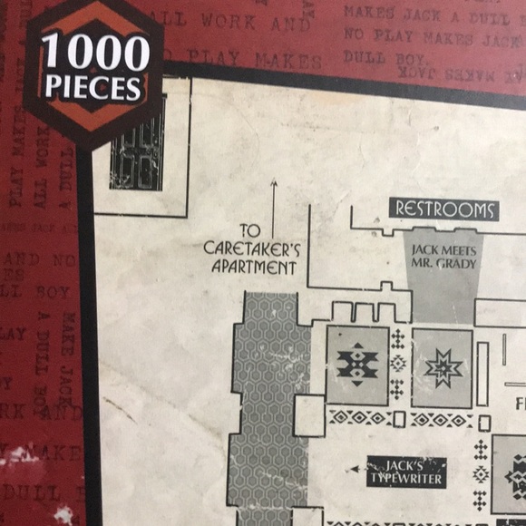 Paladone  THE SHINING 1000pc Puzzle 24 x 30” NEW SEALED - Picture 5 of 10